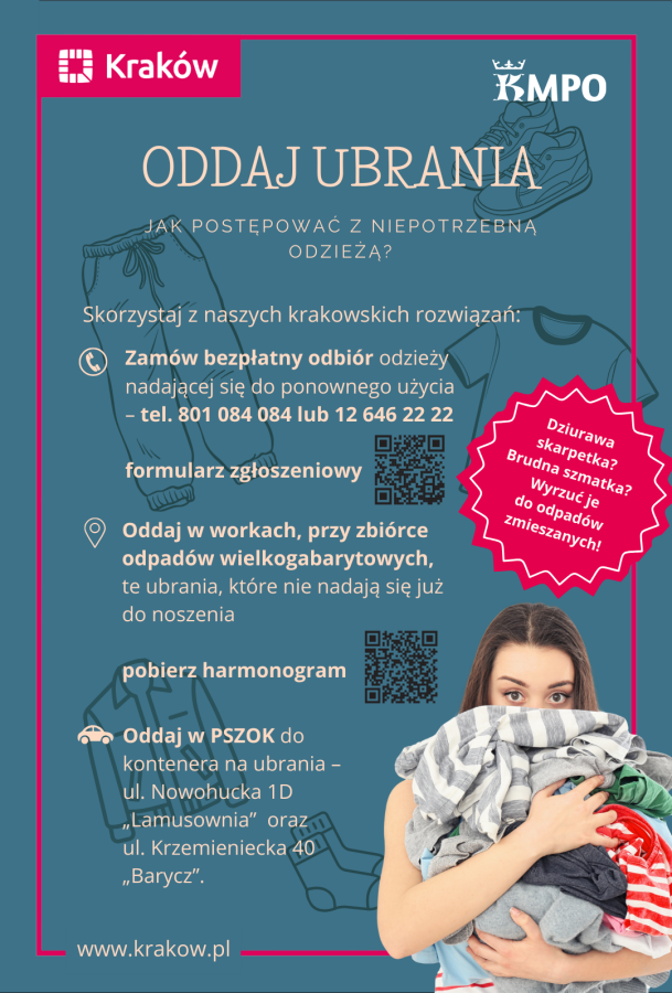 oddaj ubrania pop pop