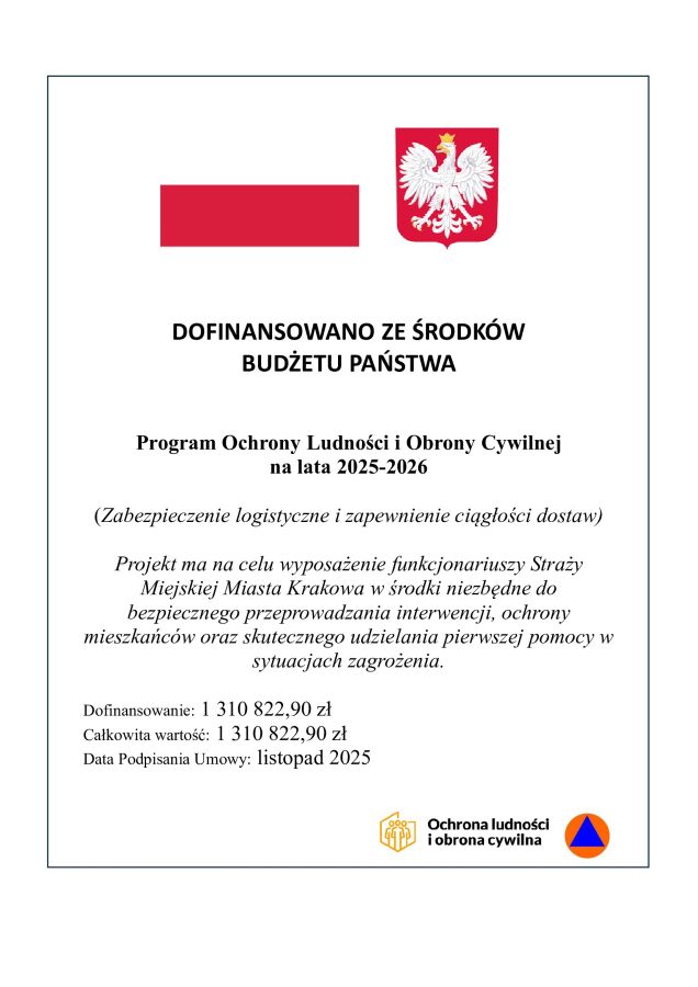 Program Ochrony Ludności i Obrony Cywilnej na lata 2025-2026