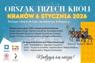 6 stycznia Orszak Trzech Króli w Krakowie