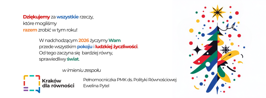 Życzenia od zespołu Kraków dla Równości