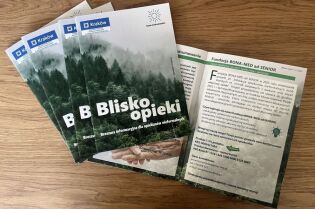 Broszura informacyjna „Blisko Opieki” dla opiekunów osób starszych