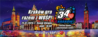 W rytmie dobroczynności – zapraszamy na koncert 34. finału WOŚP w Krakowie