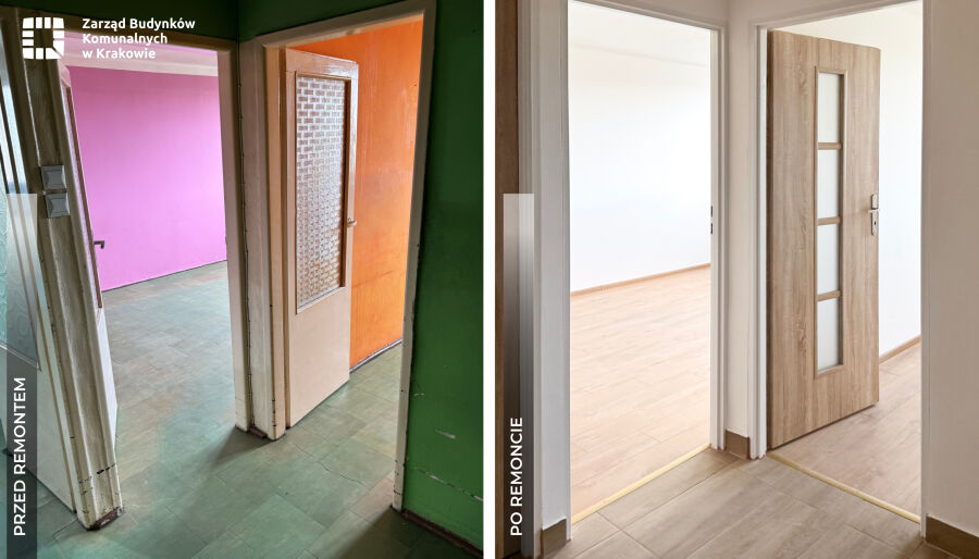 Porównanie remonty - przed i po