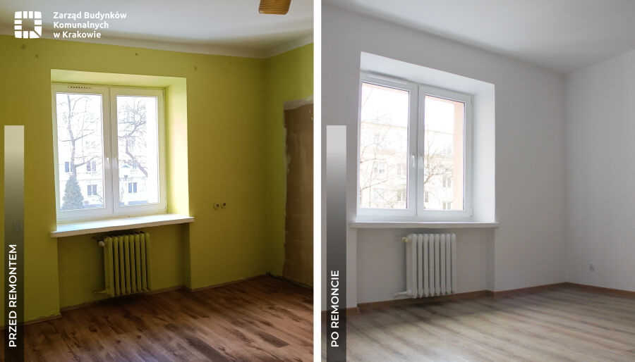 Porównanie remonty - przed i po