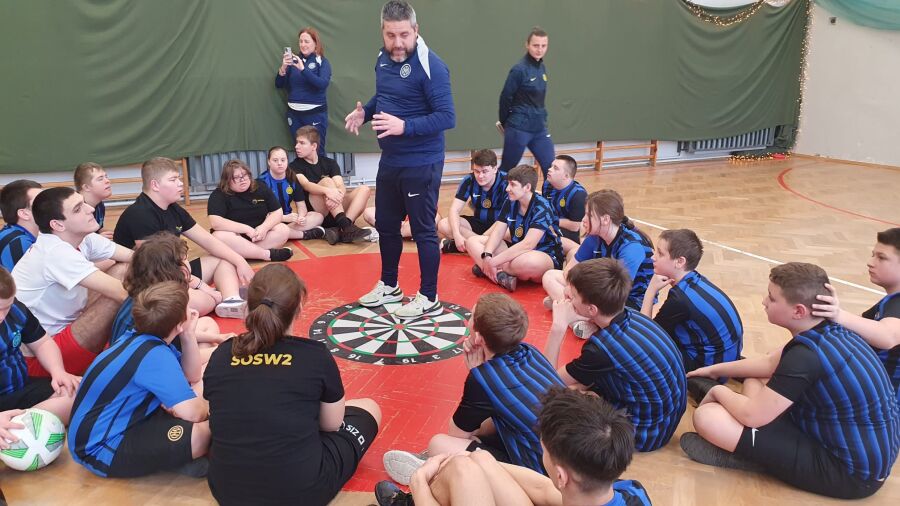 Projekt Inter Campus. Wizyta włoskich trenerów w Specjalnym Ośrodku Szkolno-Wychowawczym nr 2 w Krakowie