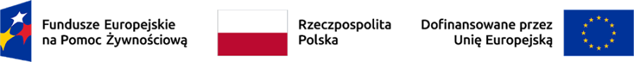 Fundusze Europejskie Na Pomoc Żywnościową - belka