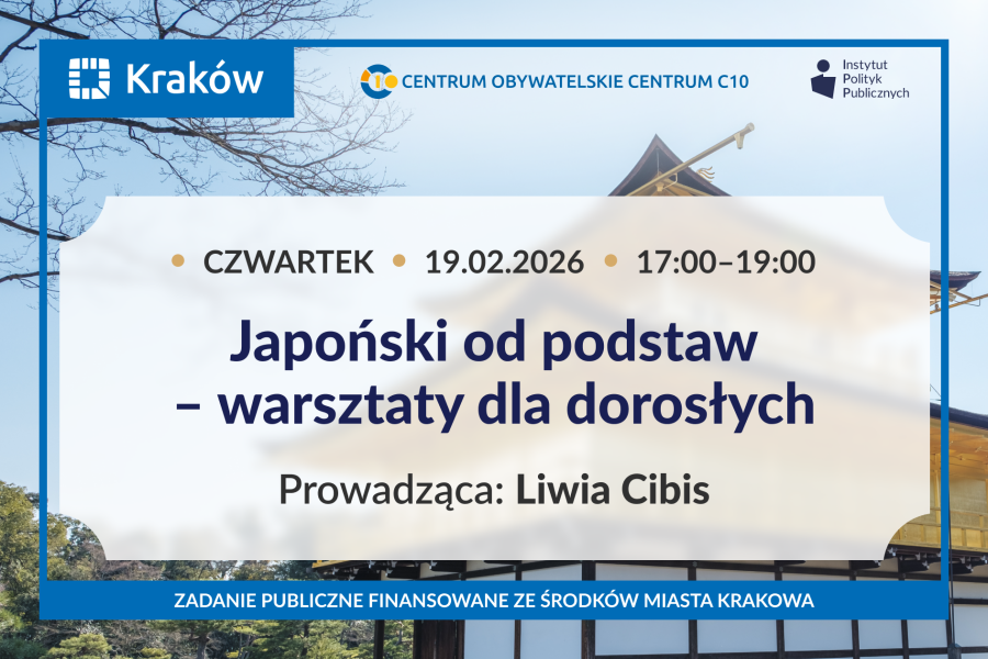 Kluczowe informacje na temat: Japoński od podstaw - warsztaty dla dorosłych