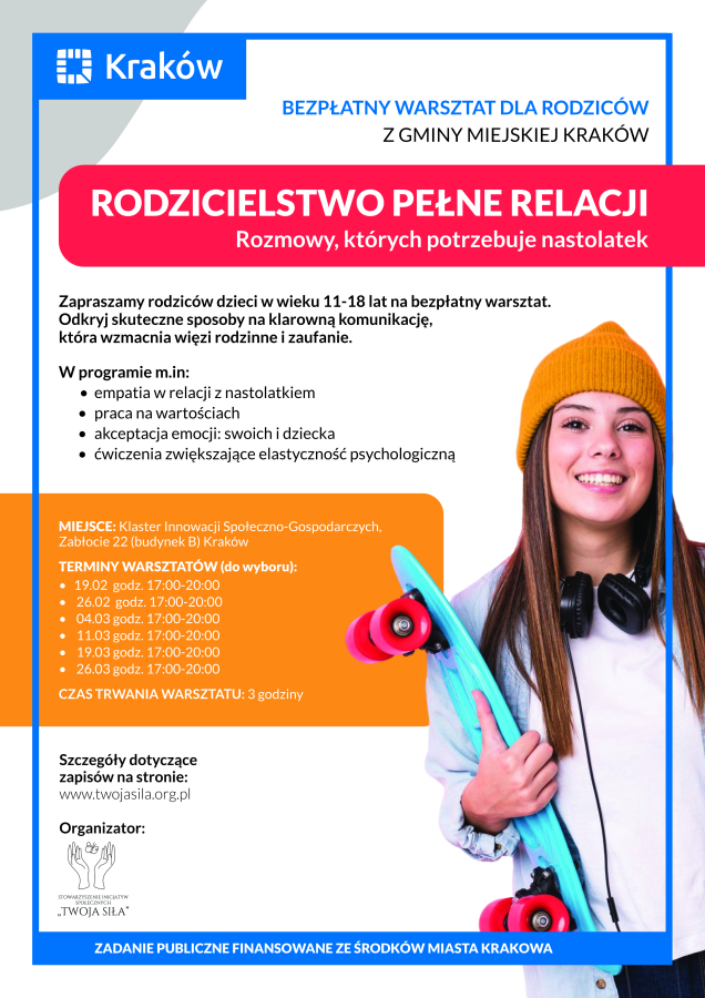 Rodzicielstwo pełne relacji plakat