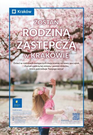 Kampania outdoorowa Zostań rodziną zastępczą w Krakowie