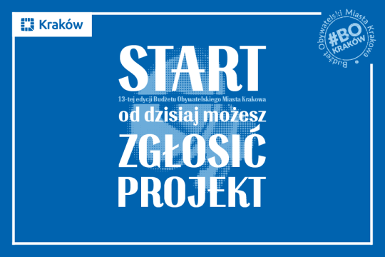 Rusza 13. edycja Budżetu Obywatelskiego Miasta Krakowa