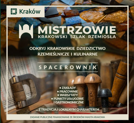Krakowski Szlak Rzemiosła - spacerownik okładka