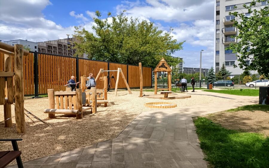 Zielona przestrzeń ul. Pielęgniarek