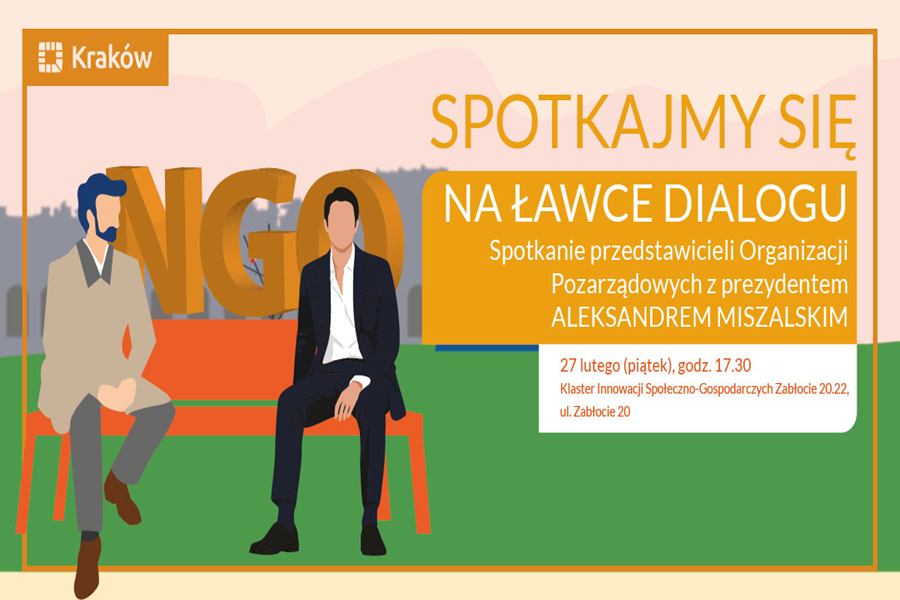 Porozmawiaj z Prezydentem Krakowa – Ławka dialogu dla NGO