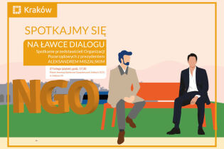 spotkanie z organizacjami pozarządowymi w ramach cyklu „Ławka dialogu”.