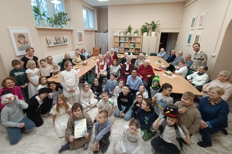 Występ uczniów ze Szkoły Podstawowej nr 105