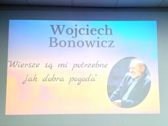 Blisko poezji – kolejne spotkanie literackie z Wojciechem Bonowiczem na Nowaczyńskiego.