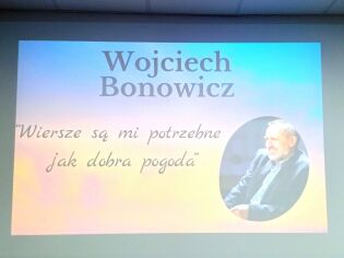 Blisko poezji – kolejne spotkanie literackie z Wojciechem Bonowiczem na Nowaczyńskiego.