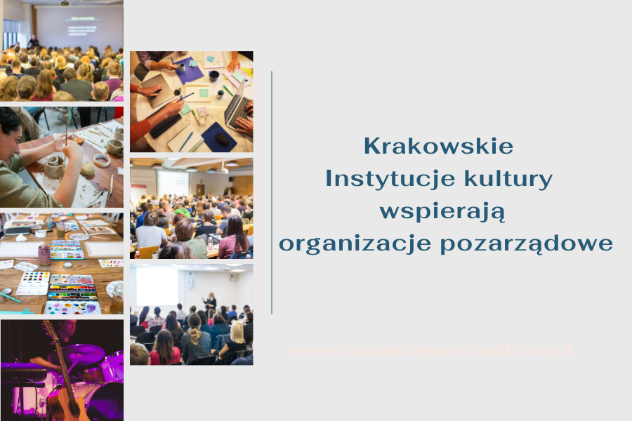 Miejskie instytucje kultury deklarują gotowość współpracy, widoczne zdjęcia różnych sal na przykład sal warsztatowych, sal teatralnych