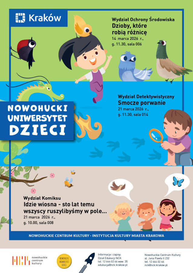  Nowohucki Uniwersytet Dzieci plakat