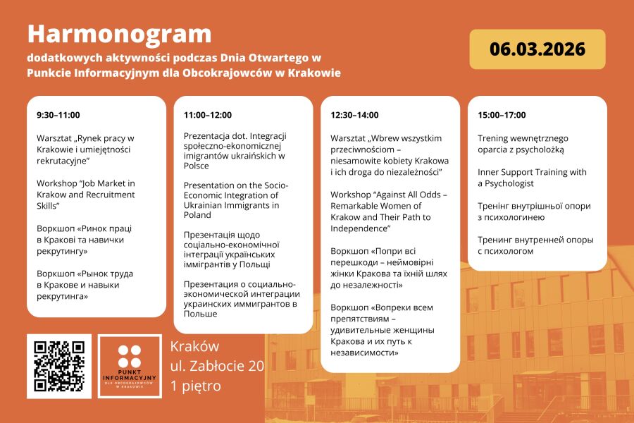 Open Day at the Information Point for Foreigners – Free Expert Consultations