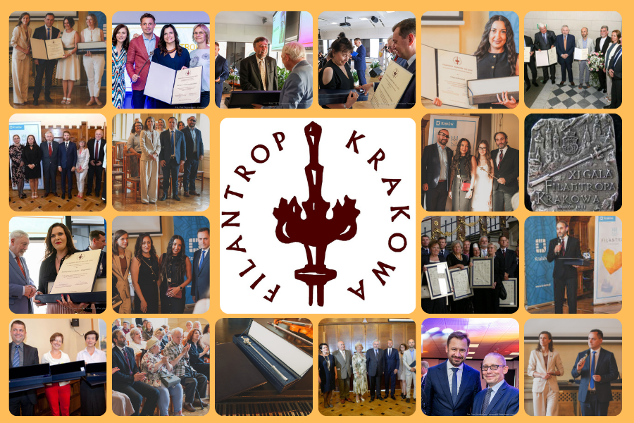 Filantrop Krakowa A.D. 2025, kolaż zdjęć z ubiegłych edycji 