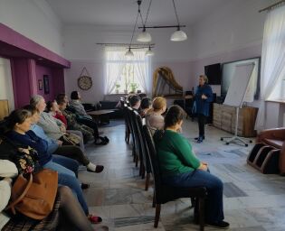 Uczestniczki podczas wykładu dr Marii Szczawińskiej