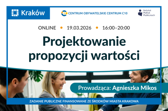 Projektowanie propozycji wartości – bezpłatne szkolenie online