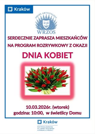 Dzień Kobiet od początku świata – występ Grupy Artystycznej „Wrzos”.