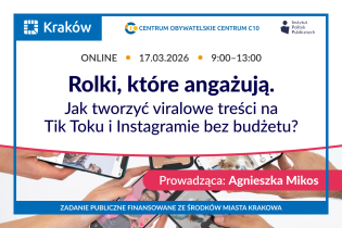 Kluczowe informacje na temat szkolenia pod nazwą Rolki, które angażują, w tle dłonie trzymające telefony 