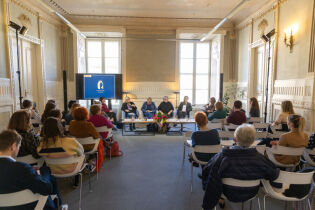Konferencja ws. Kongresu Kobiet w Krakowie.