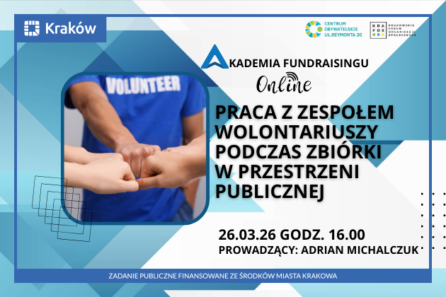 Kluczowe informacje na temat spotkania Praca z zespołem wolontariuszy