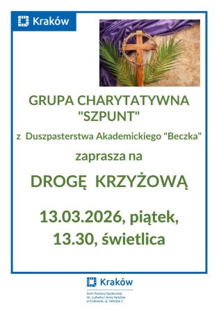 Wspólna modlitwa i spotkanie serc – Droga Krzyżowa w naszej świetlicy.
