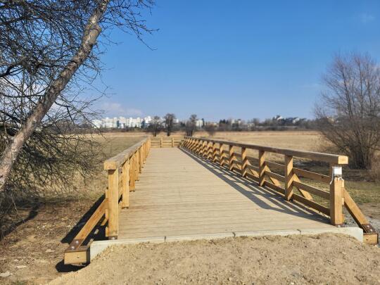 łąki nowohuckie, nowy pomost