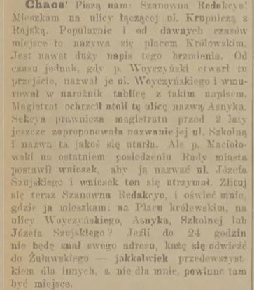 Szujskiego 7 mieszkańcy