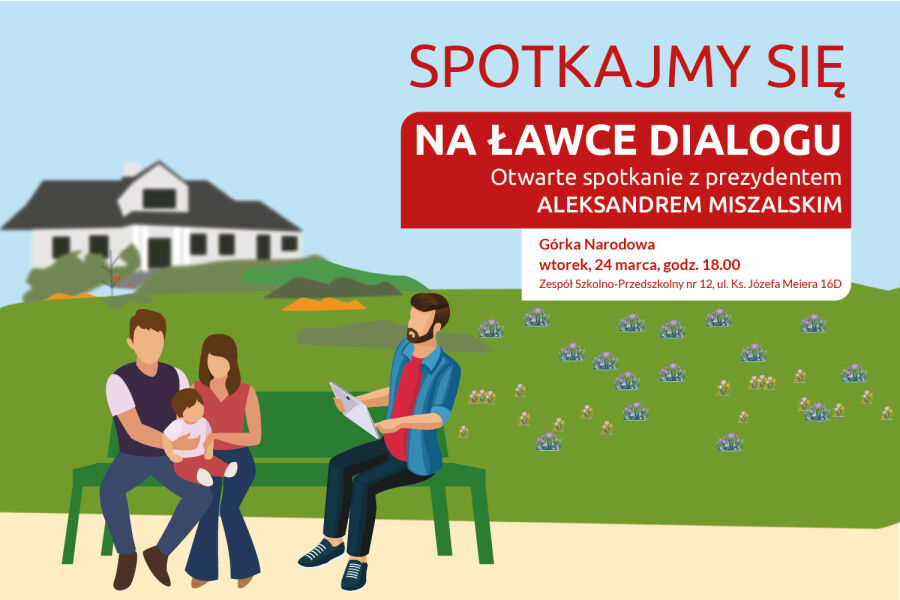 Ławka dialogu na Górce Narodowej