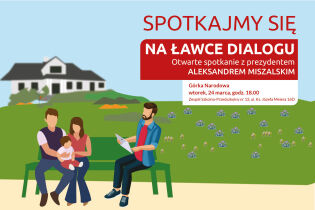 Ławka dialogu na Górce Narodowej