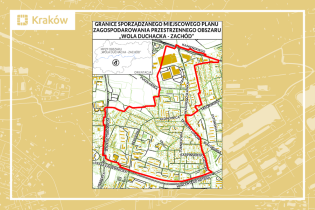 Granice miejscowego planu zagospodarowania przestrzennego obszaru „Wola Duchacka-Zachód”