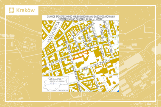 Granice miejscowego planu zagospodarowania przestrzennego obszaru „Rejon ul. Józefa”