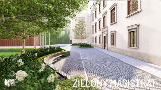 Plac przed magistratem będzie zielony