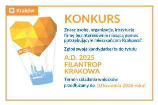 Konkurs Filantrop Krakowa A.D. 2025