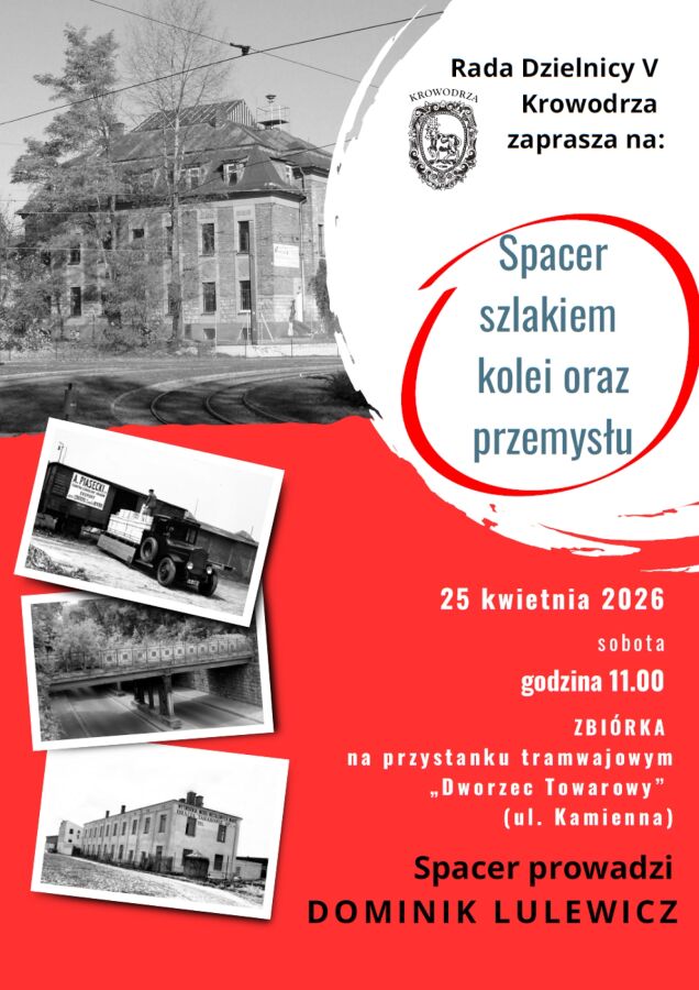 Spacer szlakiem kolei oraz przemysłu