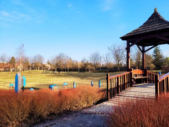 Kładka w Parku Zaczarowanej Dorożki