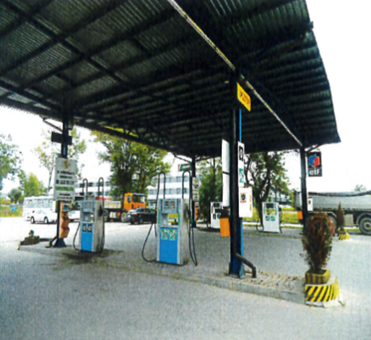 Zespół obiektów stacji benzynowej