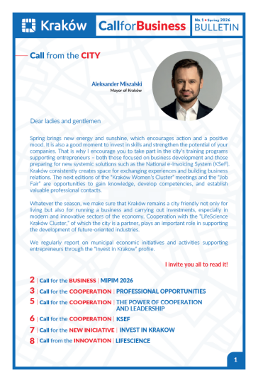 Call for business 1/26 - cover