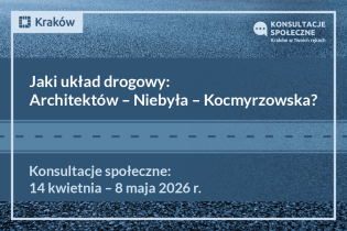 Wkrótce konsultacje społeczne: Jaki układ drogowy Architektów – Niebyła – Kocmyrzowska?