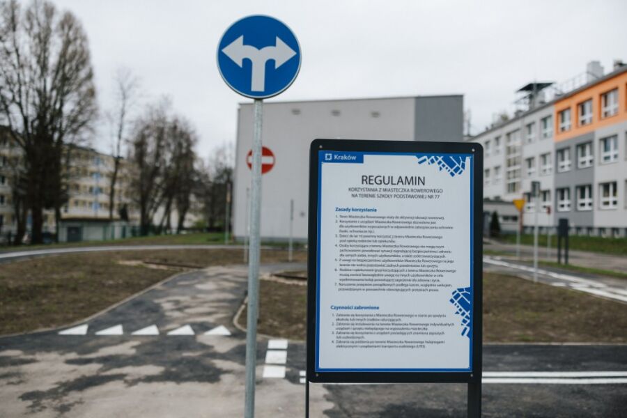 Miasteczko rowerowe w Mistrzejowicach 