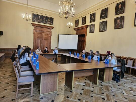  Studenci socjologii z Niderlandów w krakowskim magistracie 