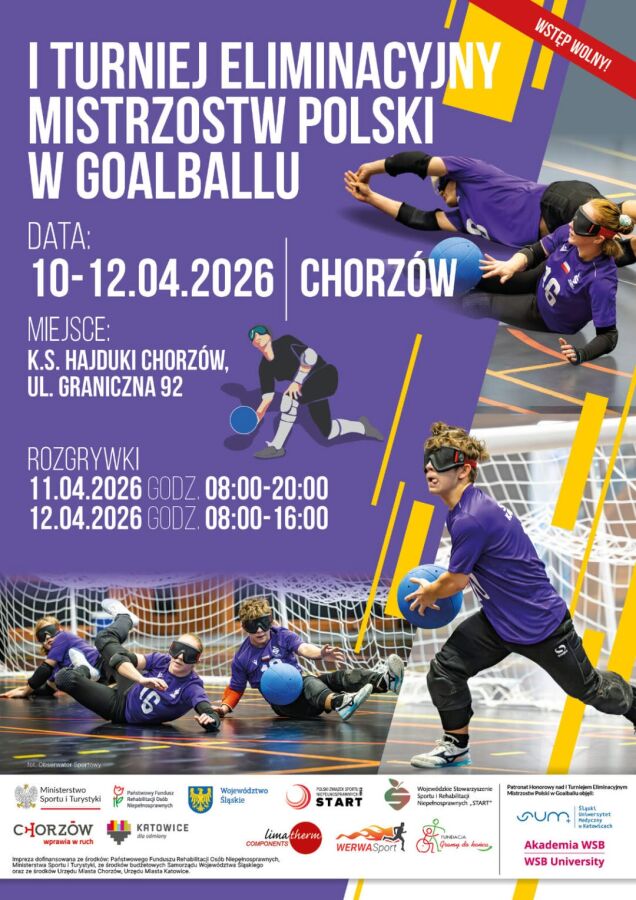 Informacja na temat walki drużyny Bruk Bet Termalica Kraków o obronę mistrzowskiego tytułu w sezonie 2026 Polskiej Ligi Goalballu 