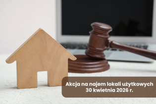 Ogłoszenie o aukcji na najem lokali użytkowych
