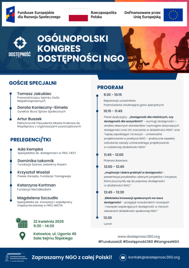 Ogólnopolski Kongres „Dostępność 360” 